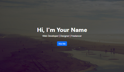 Portfolio / Personal Landing Page (Bootstrap 5)